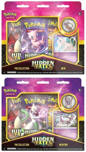 Pokémon TCG: Hidden Fates Pin Collection — Mewtwo/Mew