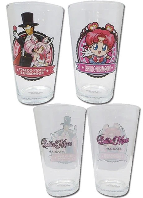 Sailor Moon Stars - Set 4 Waterglass 435ml