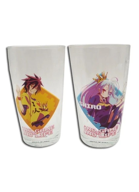 No Game No Life - Set 1 Waterglass 435ml