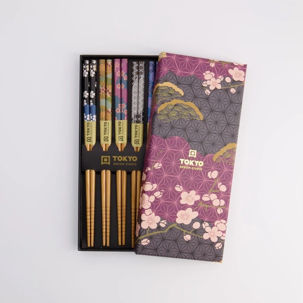 Chopstick Gift Set Flowers