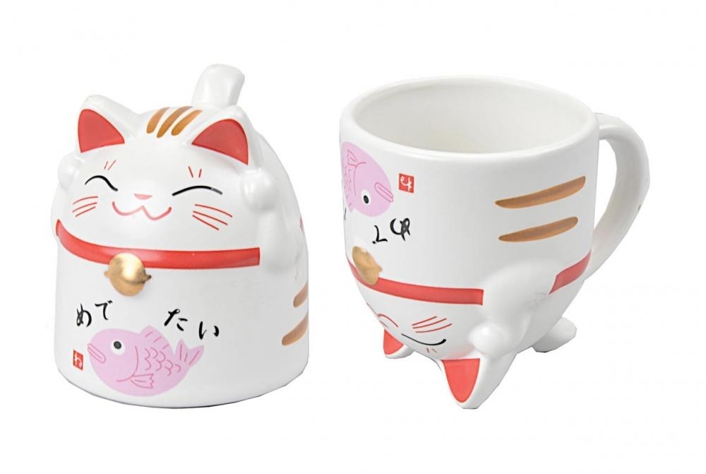 Maneki Neko - Lucky Cat - Reversible Mug 320 ml