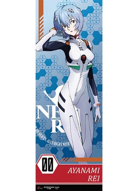 Neon Genesis Evangelion - Rei Human Size Se Wall Scroll