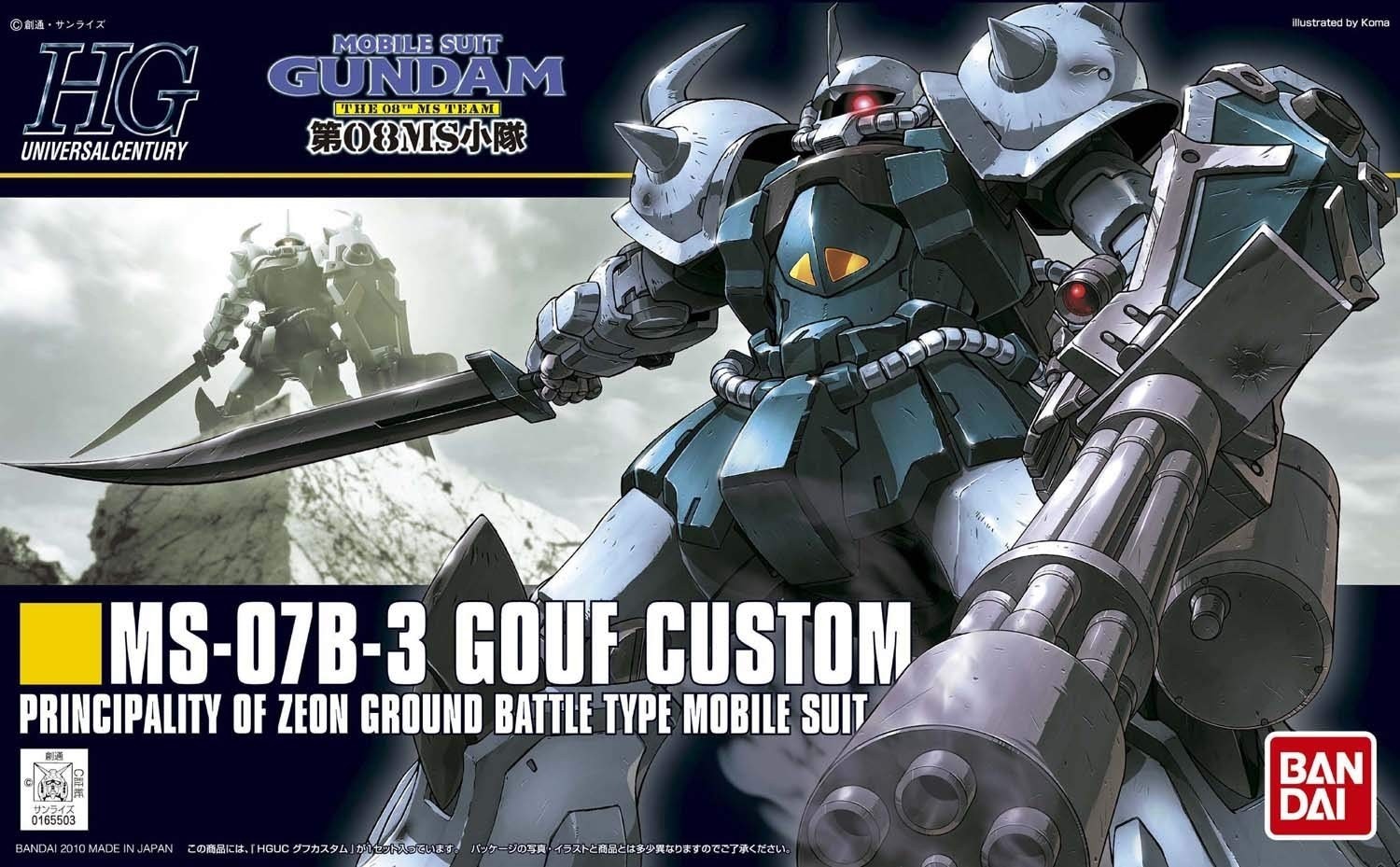 HGUC MS-07B-3 GOUF CUSTOM 1/144 - GUNPLA