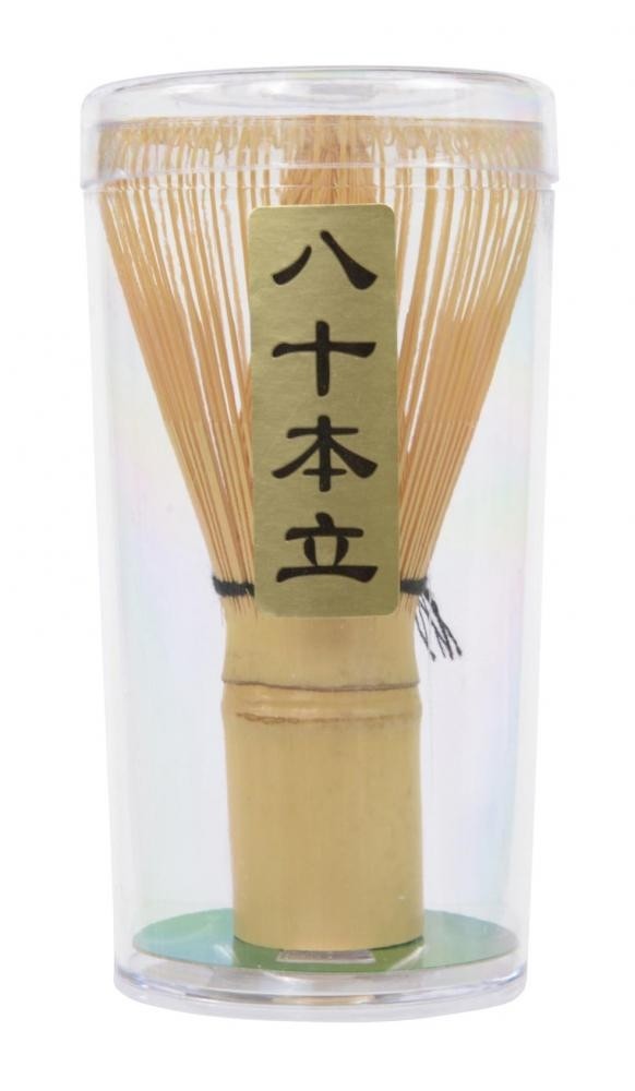 Matcha Whisk (Chasen) 6x11cm Beige Bamboo