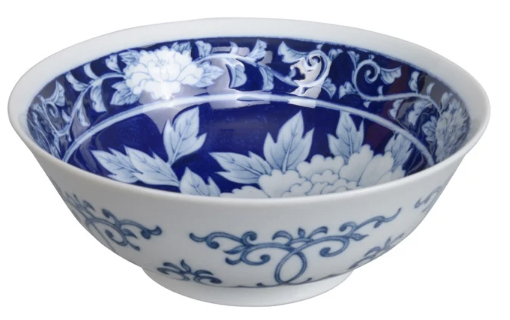 Ramen Bowl 19x7.5cm 1100ml Peony