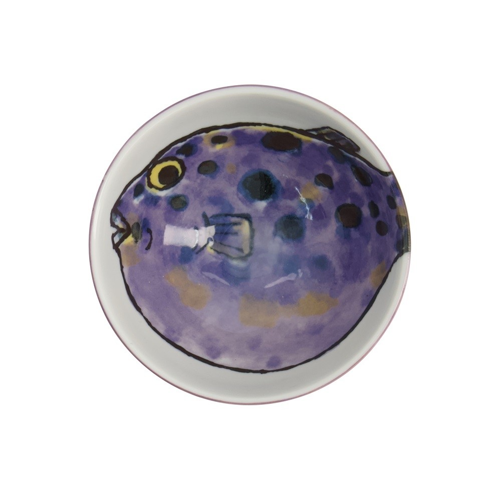 Seafood Rice Bowl 11.2x6.2cm 300ml Fugu Purple
