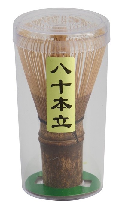 Matcha Whisk (Chasen) 6x11cm Black Bamboo
