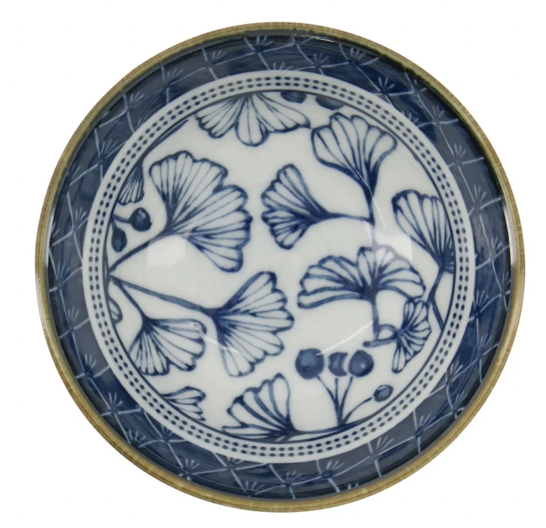 Flora Japonica Rice Bowl 12x6cm 300ml Gingko