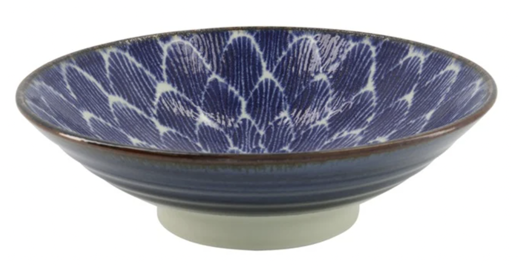 Tokyo Blue Mixed Bowls Ramen 25.4x7.8cm 1600ml Sakura