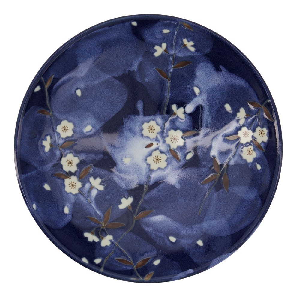 Blue Sakura Moribachi Bowl 24x8cm 1400ml