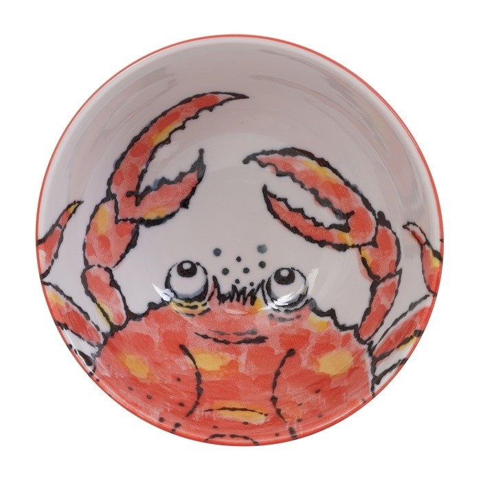 Seafood Rice Bowl 11.2x7.2cm 250ml Crab Red