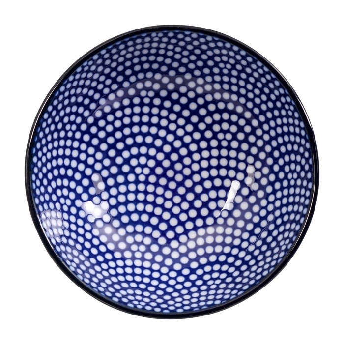 Nippon Blue Dish 9.5x3cm Dot