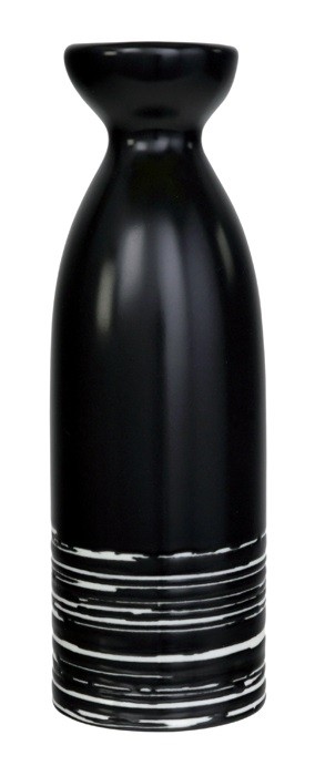 Black Maru Series Sake Bottle 17.5cm 220ml