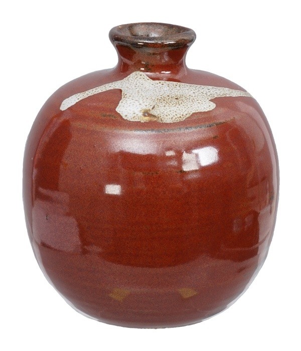 Handmade Vaze 8.5x9cm Red