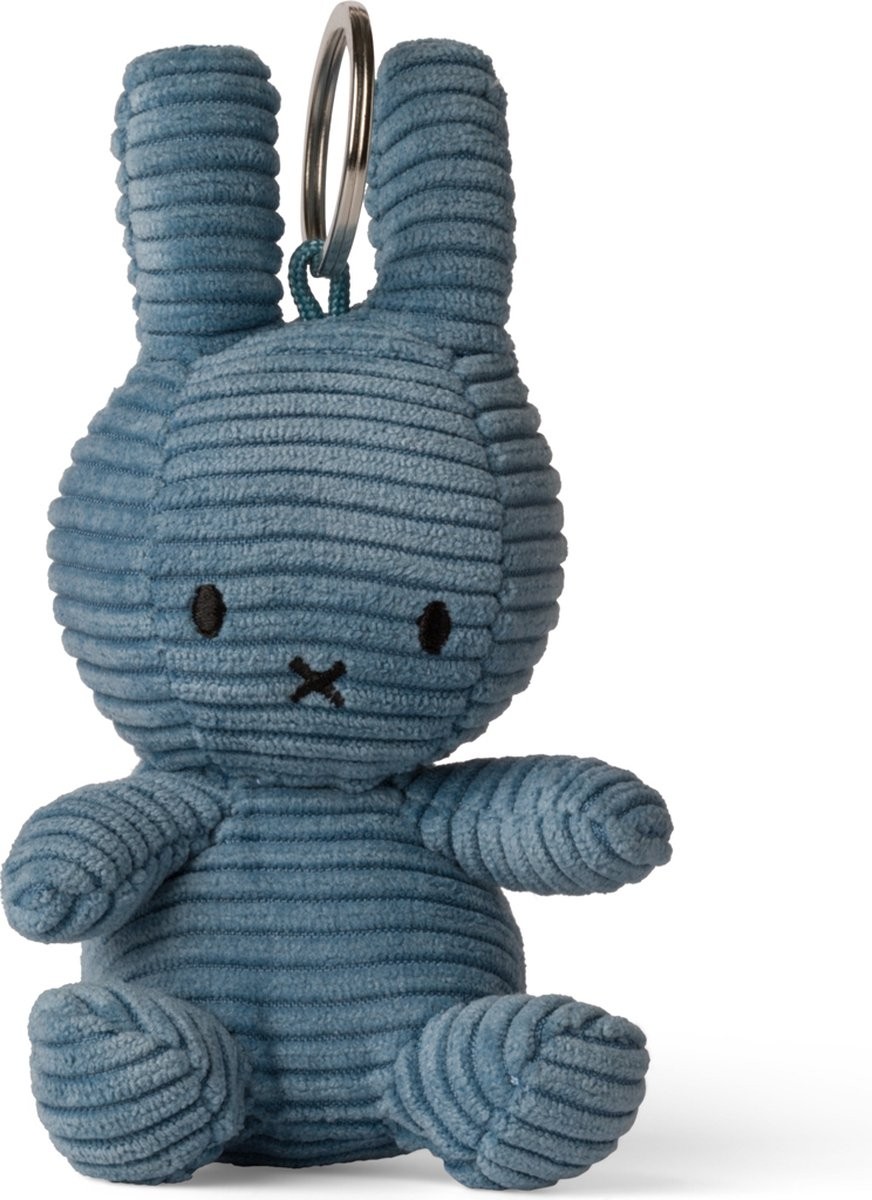 Miffy - Plush Keychain - Corduroy ECO Aviator Blue 4 Inches