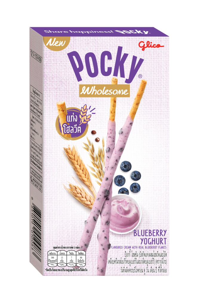 Pocky Wholesome Whole Wheat Blueberry Yoghurt Biscuit Sticks 36g