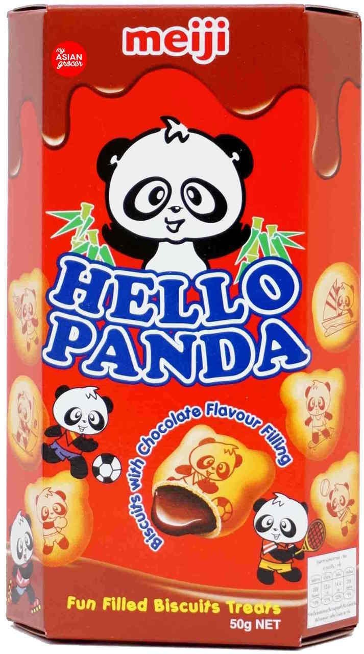 Meiji Hello Panda Chocolate Flavoured Biscuits 50g