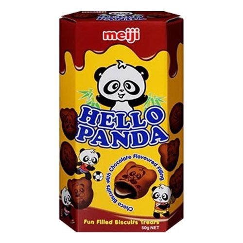 Meiji Hello Panda Cocoa Flavoured Biscuits 50g