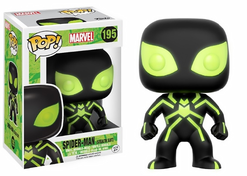 POP! Vinyl: Marvel: Stealth Spider-Man GITD (Exc)