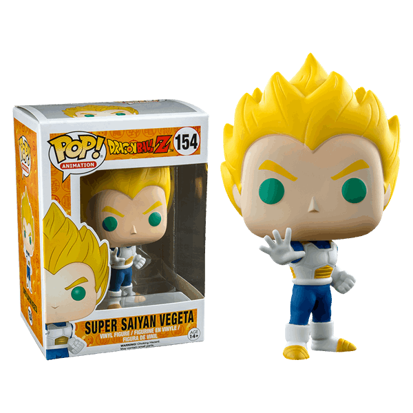 POP! Vinyl: Dragonball Z: Super Saiyan Vegeta Blue & White (Exc) - 10 cm