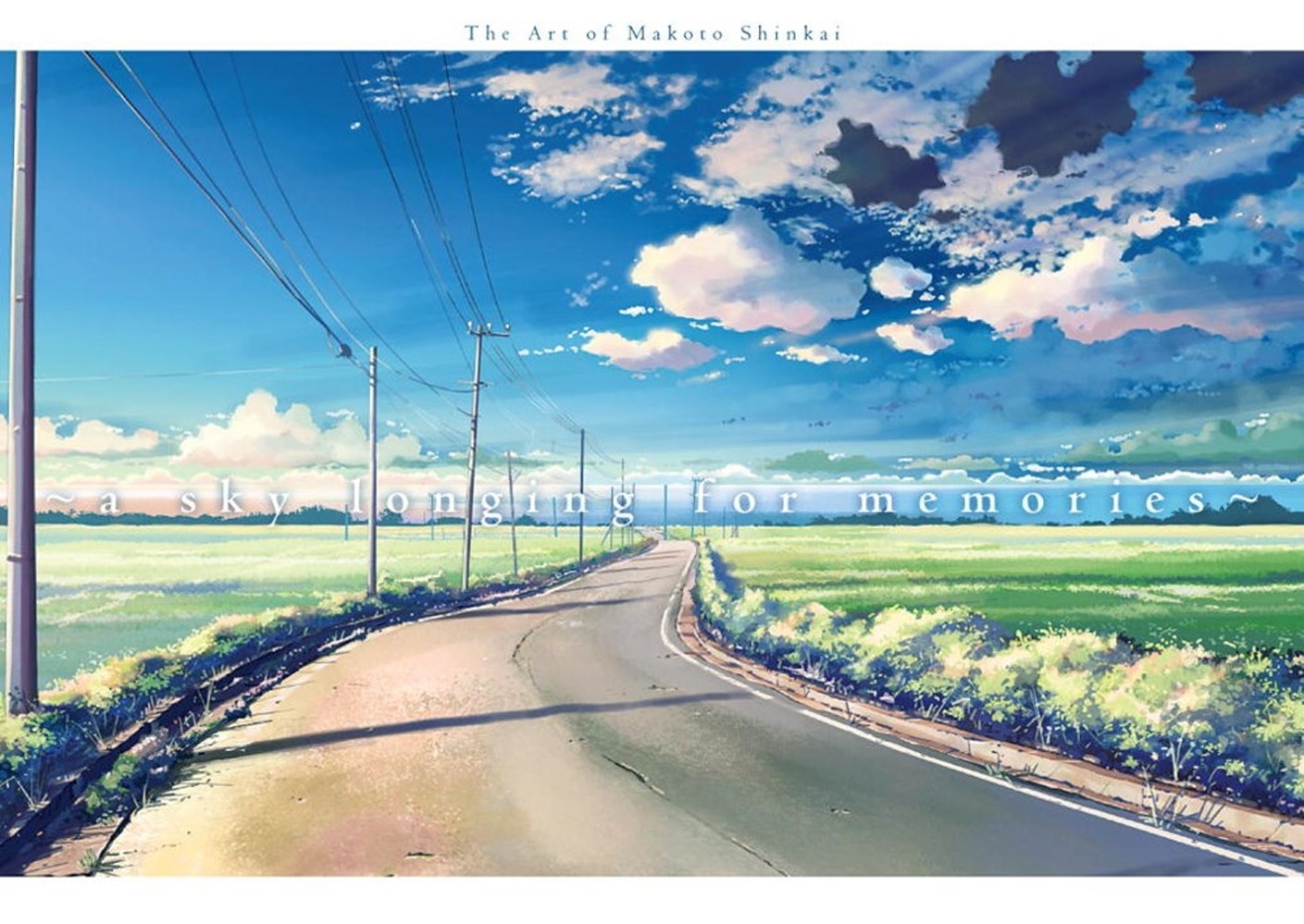 The Art of Makoto Shinkai A Sky Longing For Memories Art Book