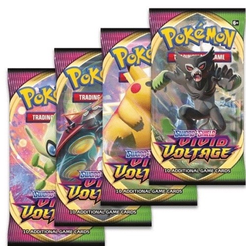 Pokémon TCG: Sword & Shield Vivid Voltage Booster Pack (at random)