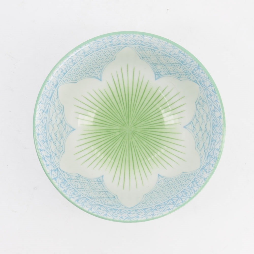 Lily Flower Tayo Bowl L.Blue 14.8x6.8cm 550ml
