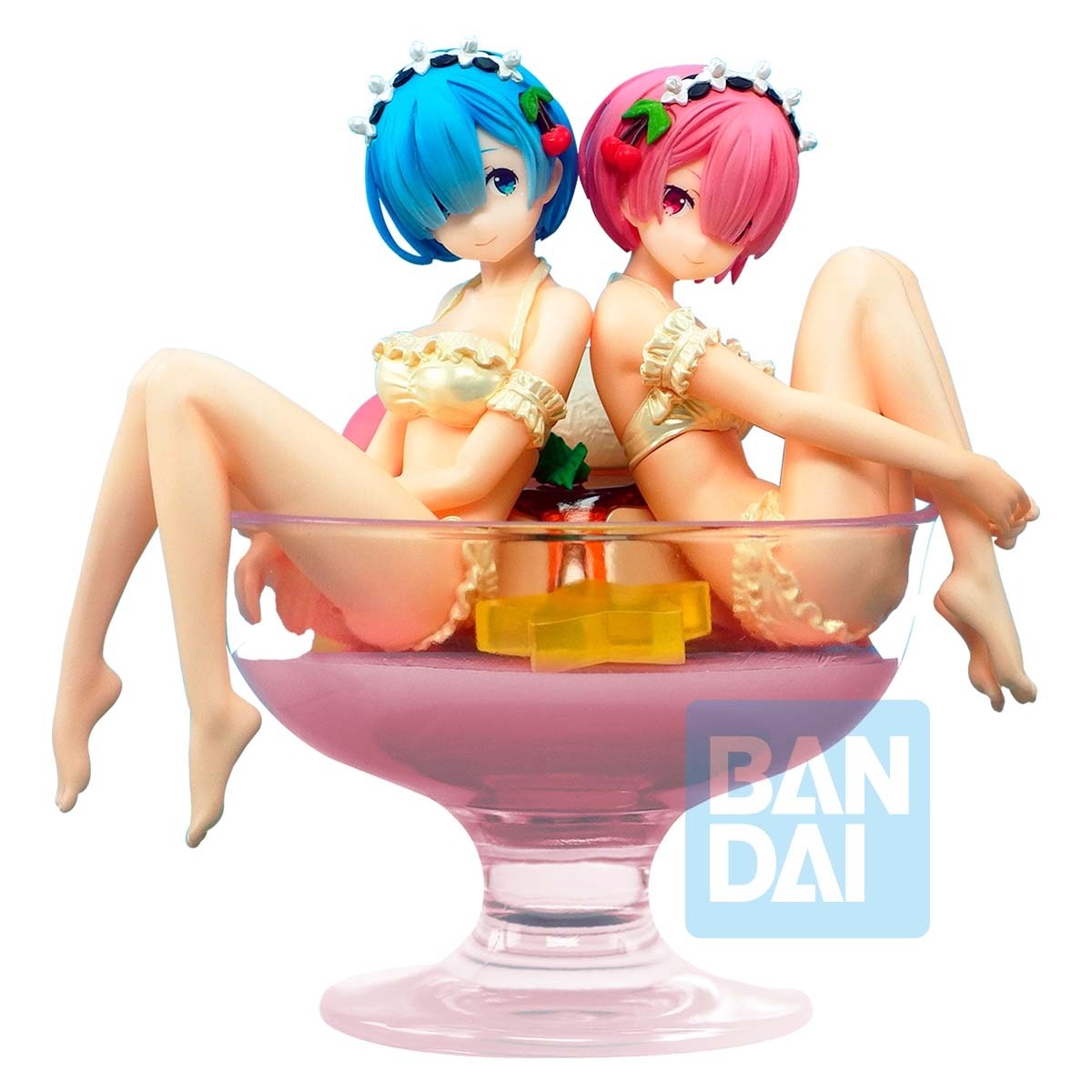 Re:ZERO Figure Starting Life in Another World EXQ Rem & Ram Pudding à la Mode