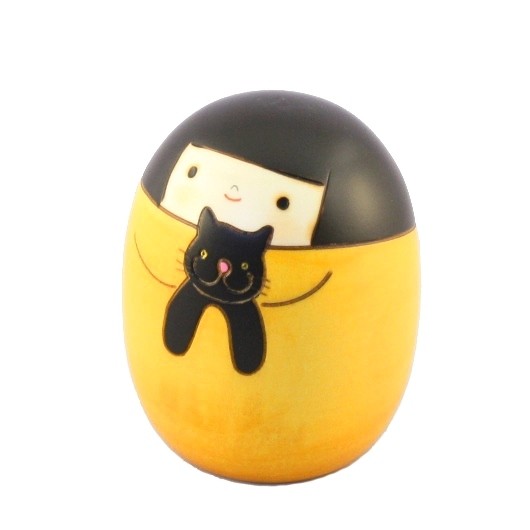 Kokeshi Doll - Neko no Kuro / Cat Kuro