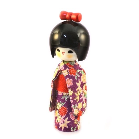 Kokeshi Doll - Hogaraka Purple