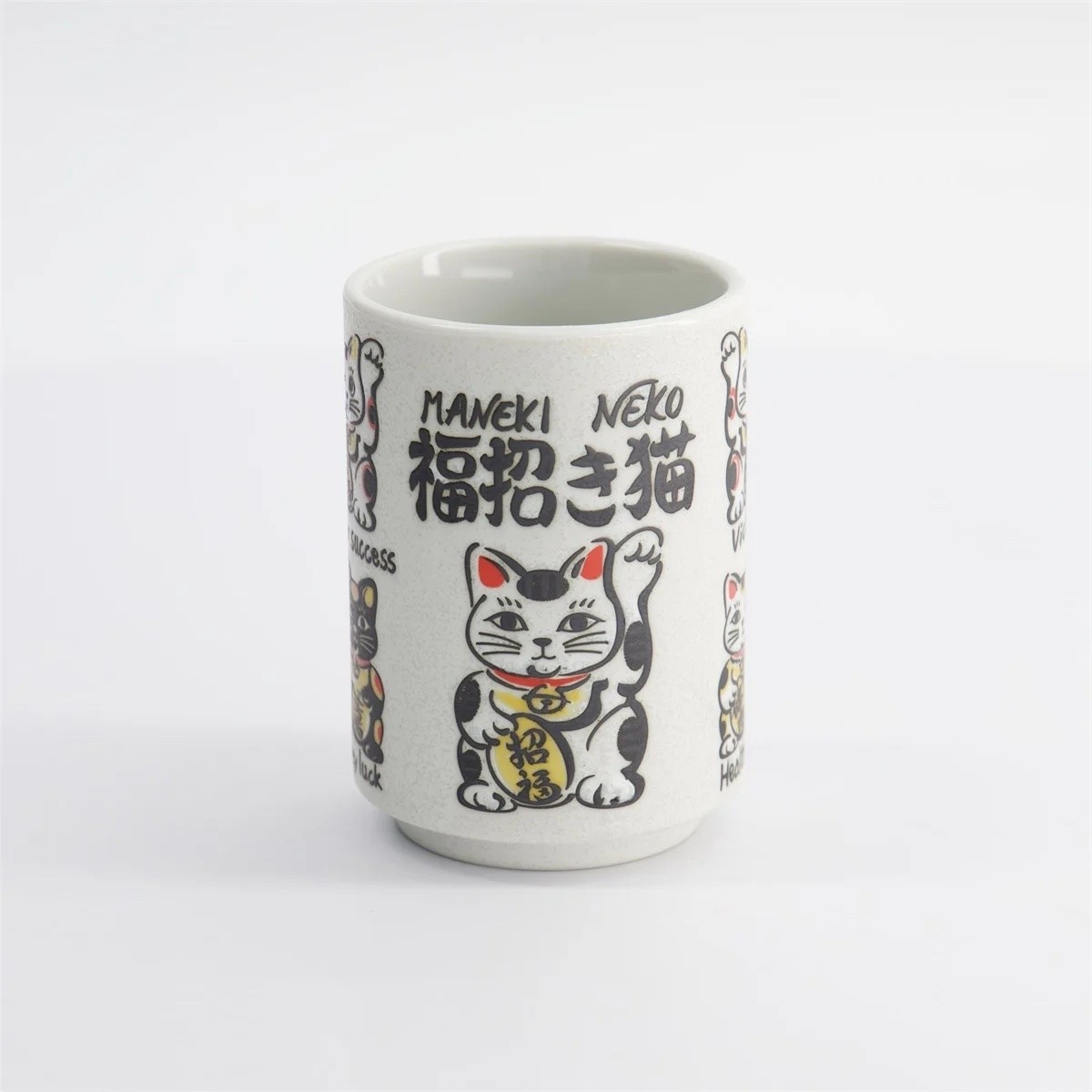 Lucky Cats Cup Emboss 7.2cmx10.2cm 260ml