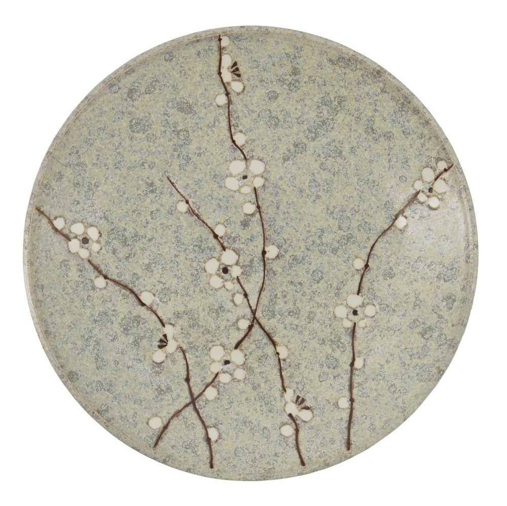 Grey Soshun Plate 26x3.4cm