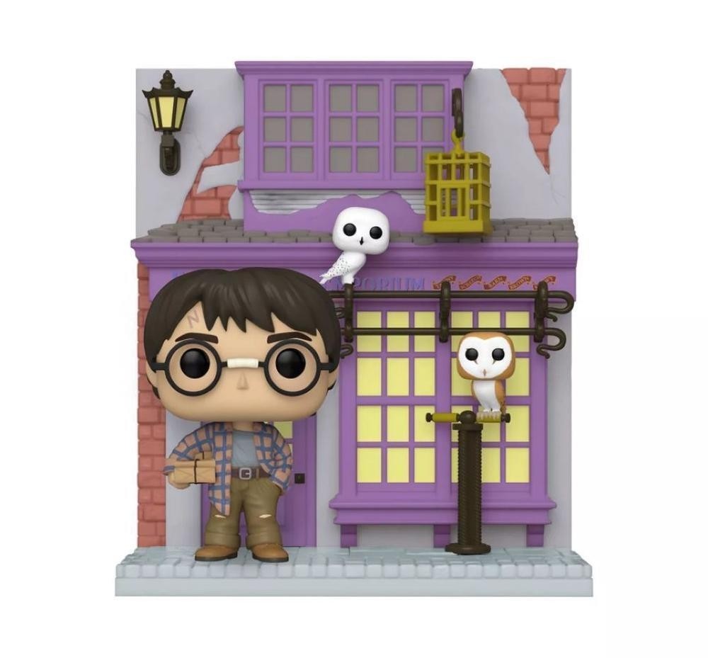 POP! Vinyl Deluxe: Harry Potter - Diagon Alley: Harry Potter with Eeylops Owl Emporium 1