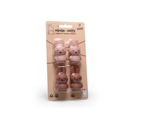 Miffy - Set of 4 Magnets (Powder / Terra)