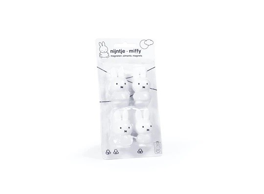 Miffy - Set of 4 Magnets (Pure White)