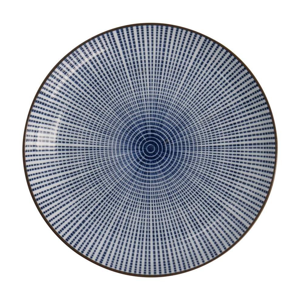 Sendan Blue Plate Round 15.8x2.5cm