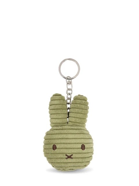 Miffy - Plush Keychain - Flat Corduroy Olive Green 4 Inches