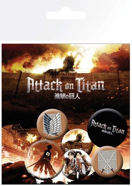 Attack on Titan - Badge Pack - Characters