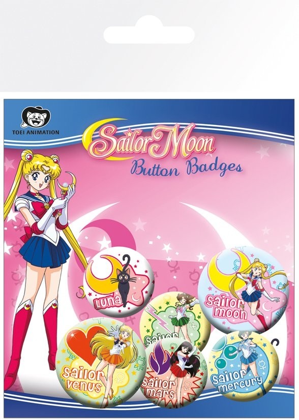 Sailor Moon - Badge Pack - Mix