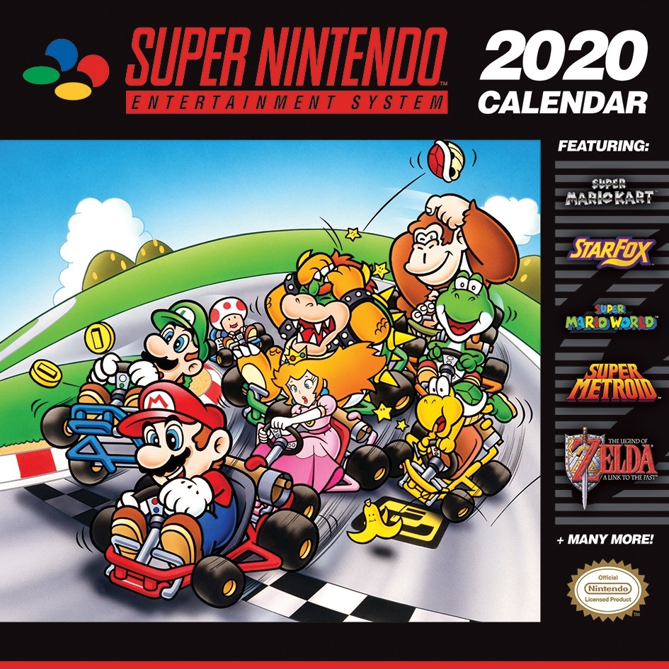 Nintendo - Super Nintendo Calendar 2020