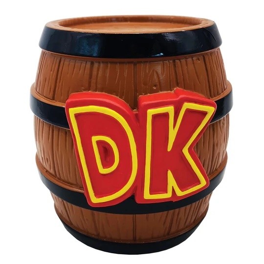 Donkey Kong - Shaped Money Bank - DK Barrel