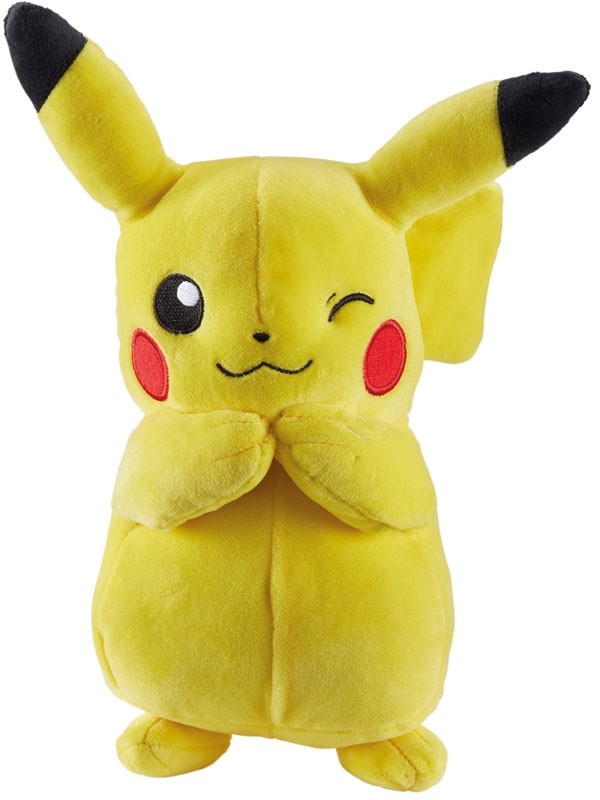 Pokemon Plush Winking Pikachu Solid 20cm