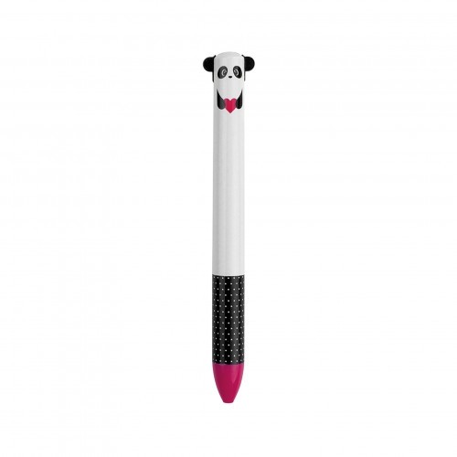 Legami Click&Clack Two Color Pen - Panda