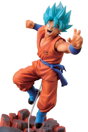 Dragon Ball Z - Rebirth of F Scultures Figure Big Budokai - Super Saiyan God Son Goku 10 cm