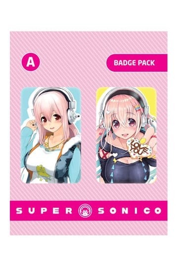 Super Sonico - Pin Badges Pack - Set A
