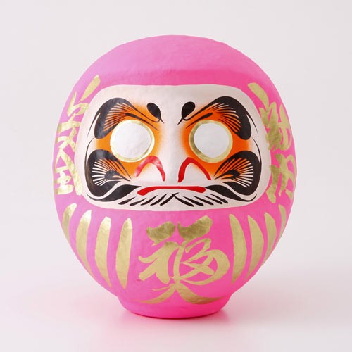 DARUMA - SIZE 2 - PINK - BLESSING IN LOVE, MARRIAGE & GIVING BIRTH