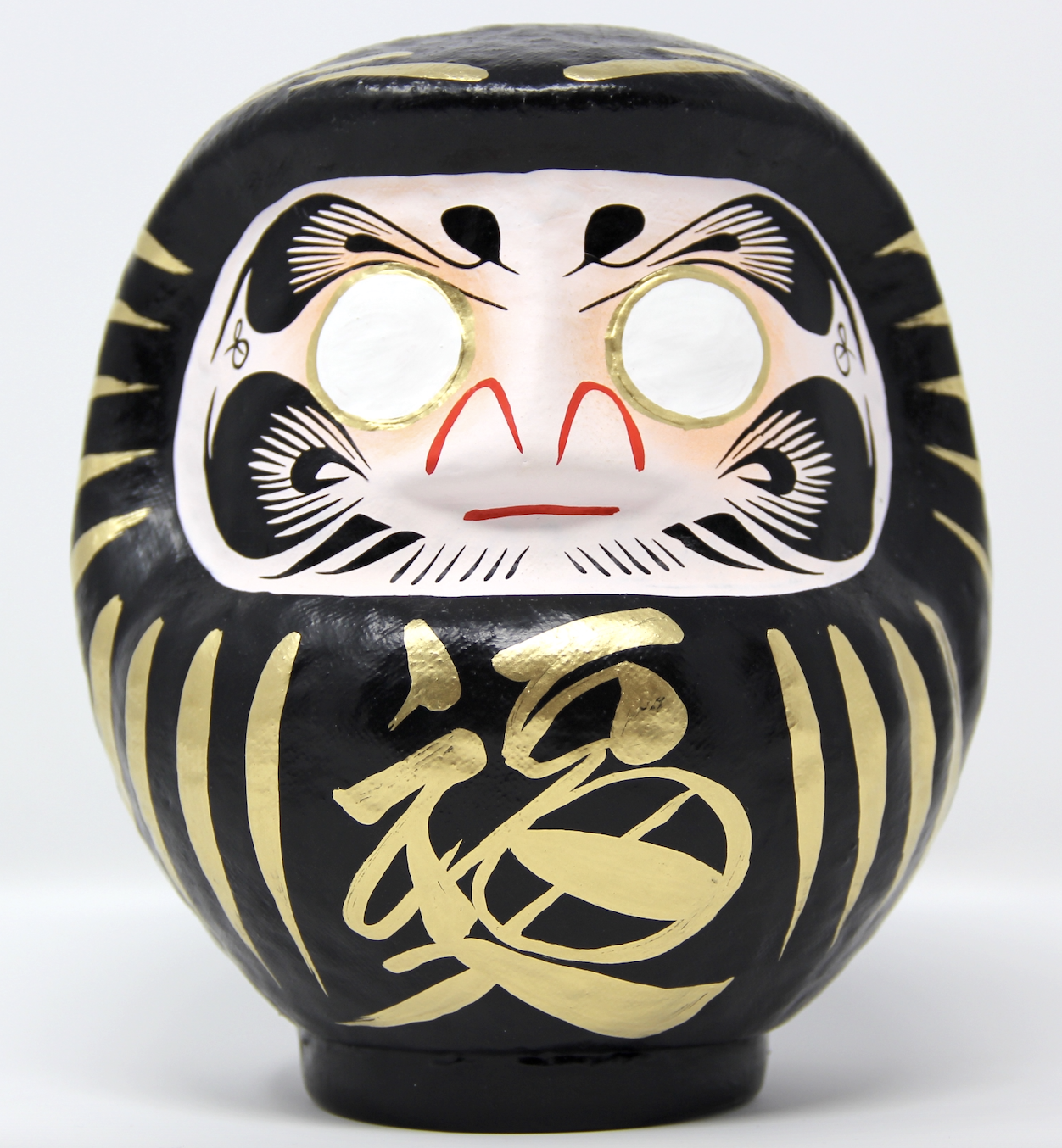 Daruma - Size 3 - Black - Chase Away Evil