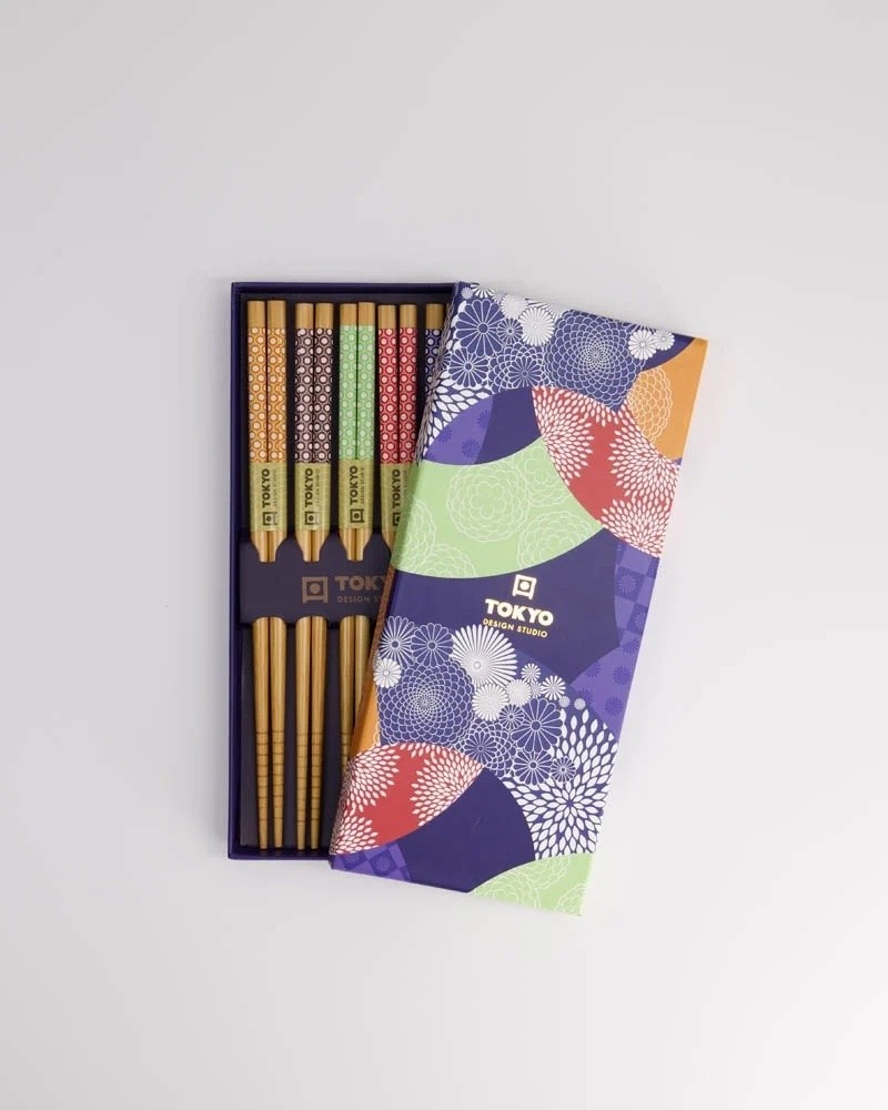 Chopstick Gift Set Colorful Circle
