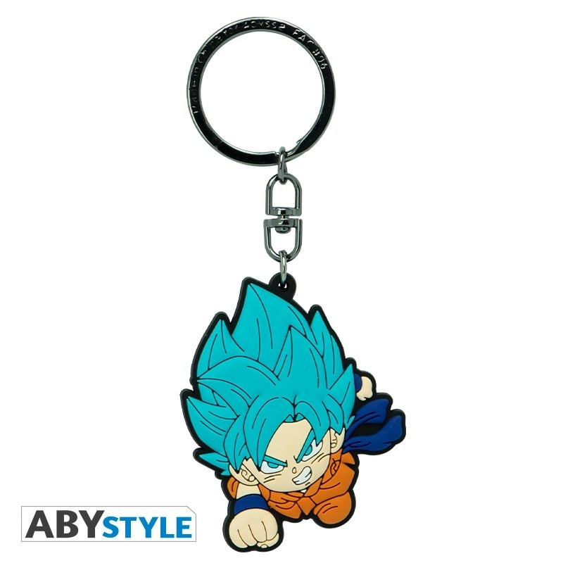 DRAGON BALL - Keychain "Goku Saiyan Blue"