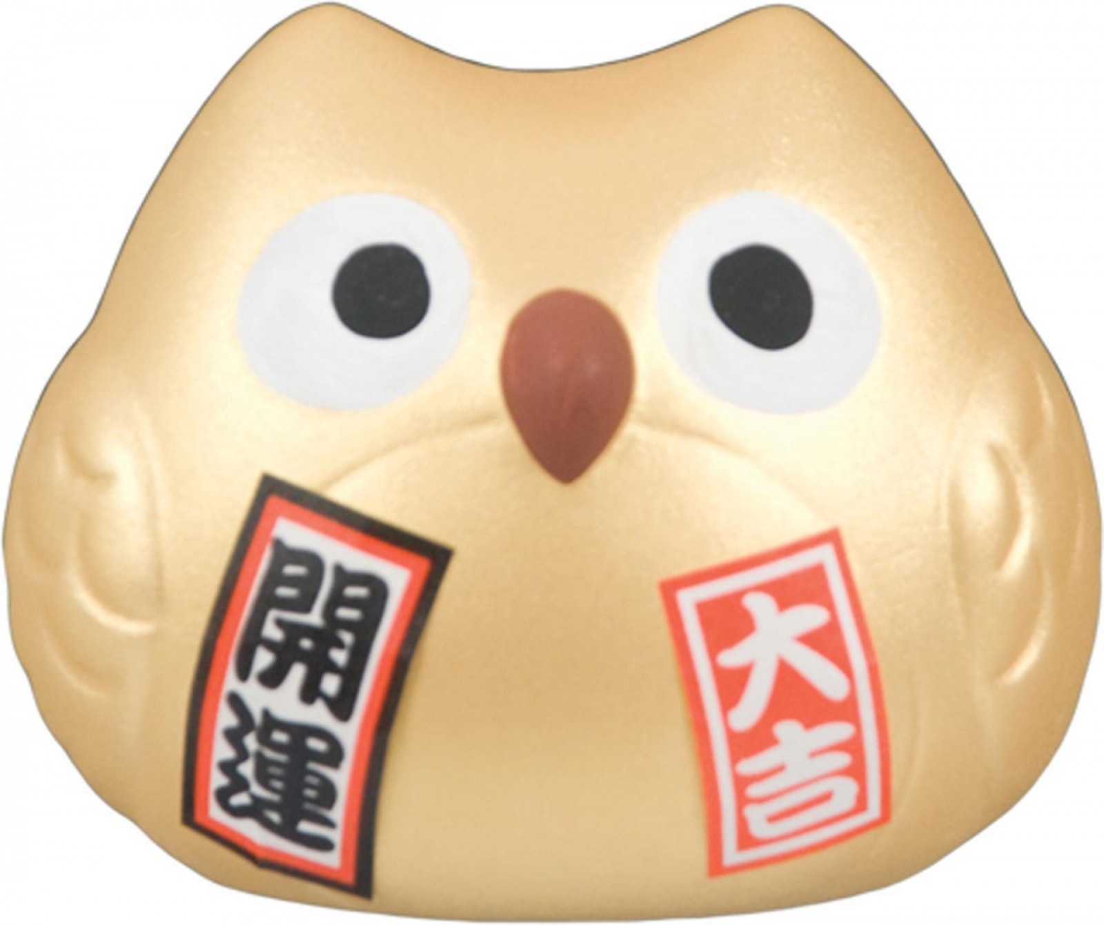 Lucky Owl - Gold - Wealth & Prosperity -  5.5 cm